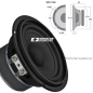 Preview: Monacor SPM-116/8 Hi-Fi-Tiefmitteltöner 40 Watt 8 Ω Ohm 11,5cm